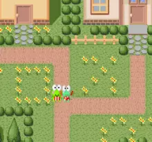 Image n° 1 - screenshots  : Kero Kero Keroppi no Bouken Nikki - Nemureru Mori no Keroriinu